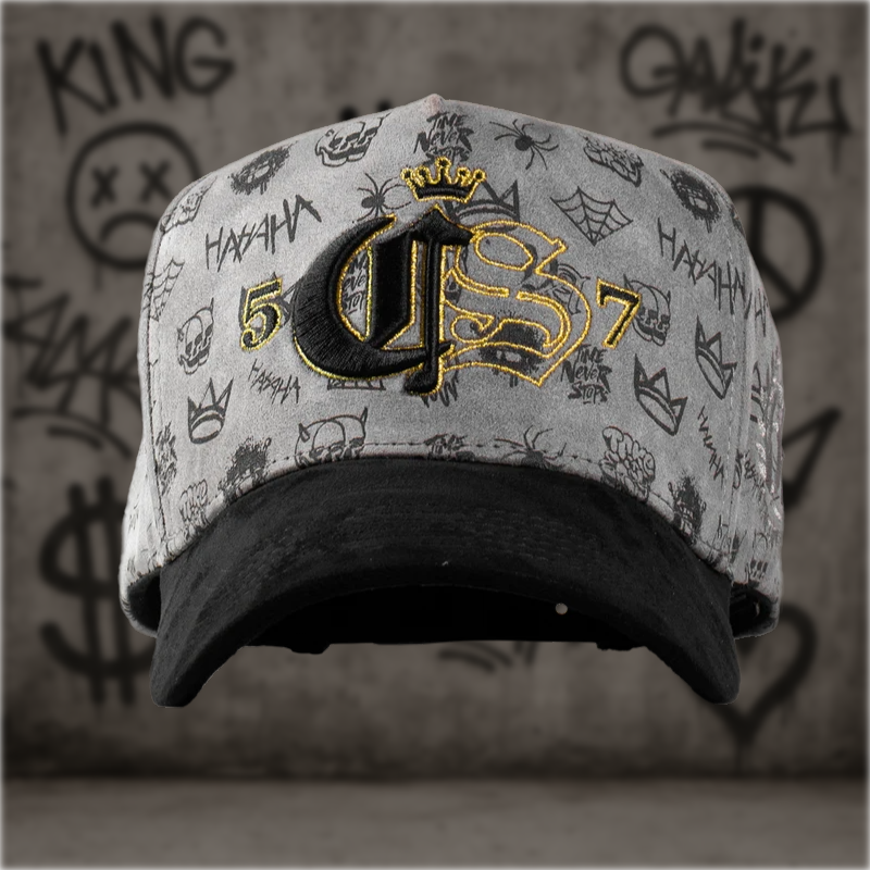 Gorra 5.7 – Full laser gris