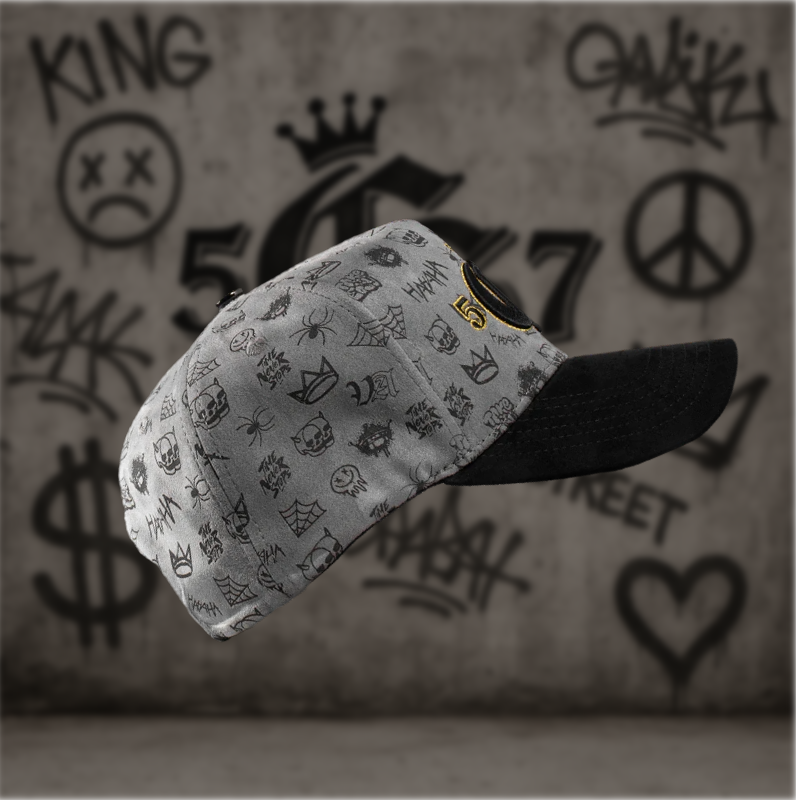 Gorra 5.7 – Full laser gris
